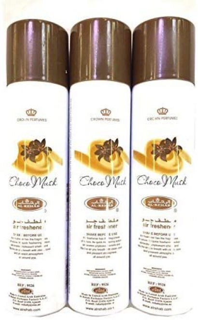 Choco Musk Fragrance Room Spray 300ml Pack of 12Â Home/Car/Office