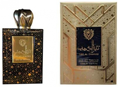 Tibr Al Dhahab 100ml | Eau de Arabian Parfum | Oud Perfume Spray | Floral Musky Scent (for Men and Women) (Unisex)